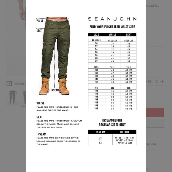 Sean John Jeans NWOT - Picture 6 of 7